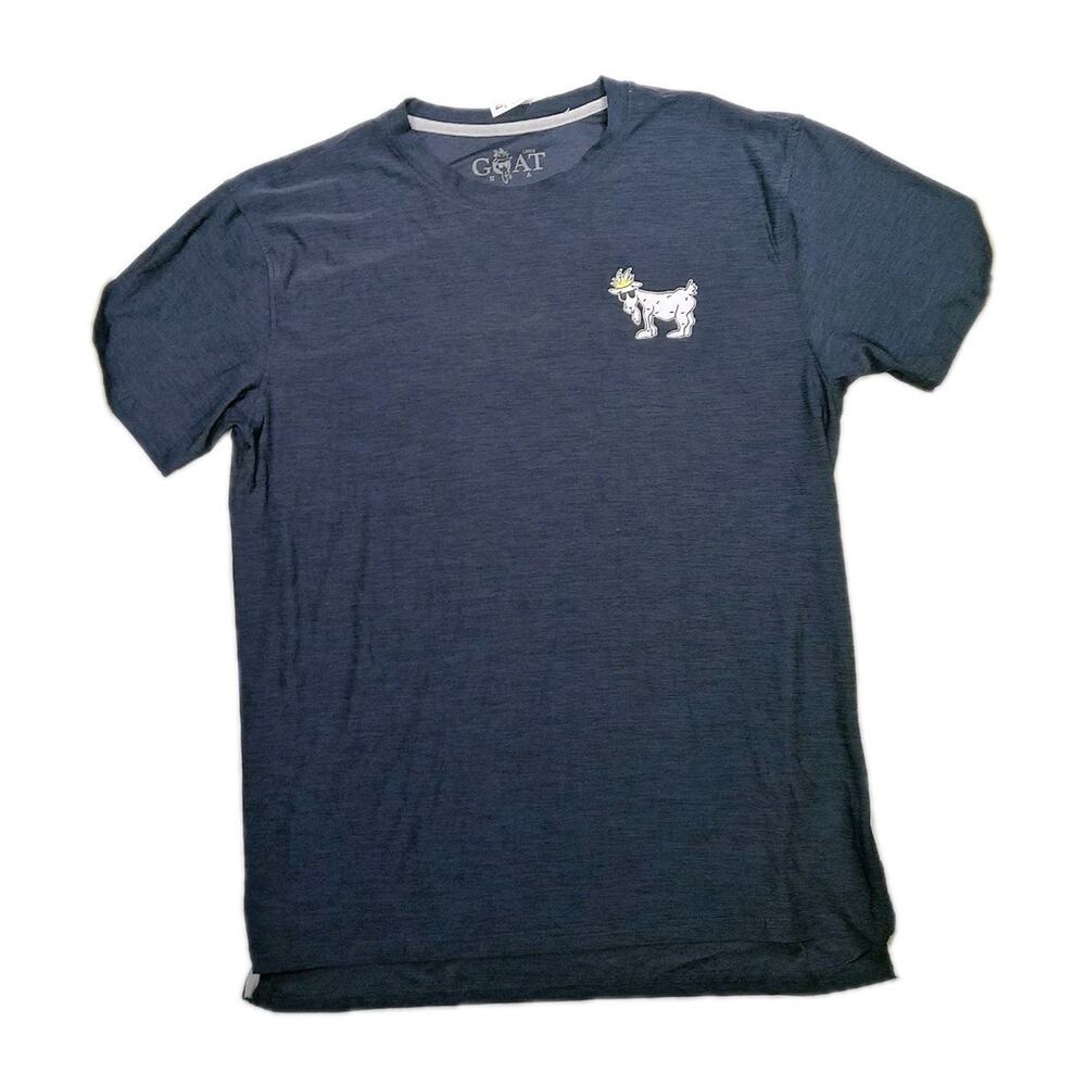 New Goat USA Men's Size L T-shirt Short Sleeve Black Fast Shipping